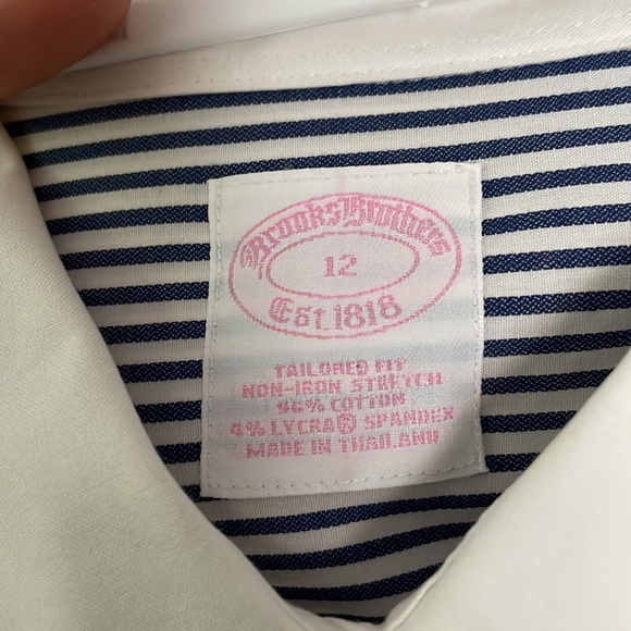 BROOKS BROTHERS | Tailored Fit Dress Shirt - Picture 7 of 9